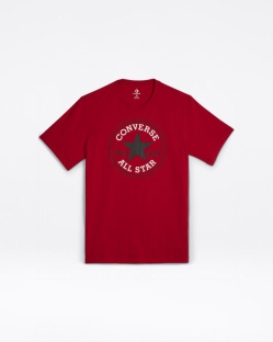 Camisetas Converse Chuck Taylor Patch Para Hombre - Rojas | Spain-8052
